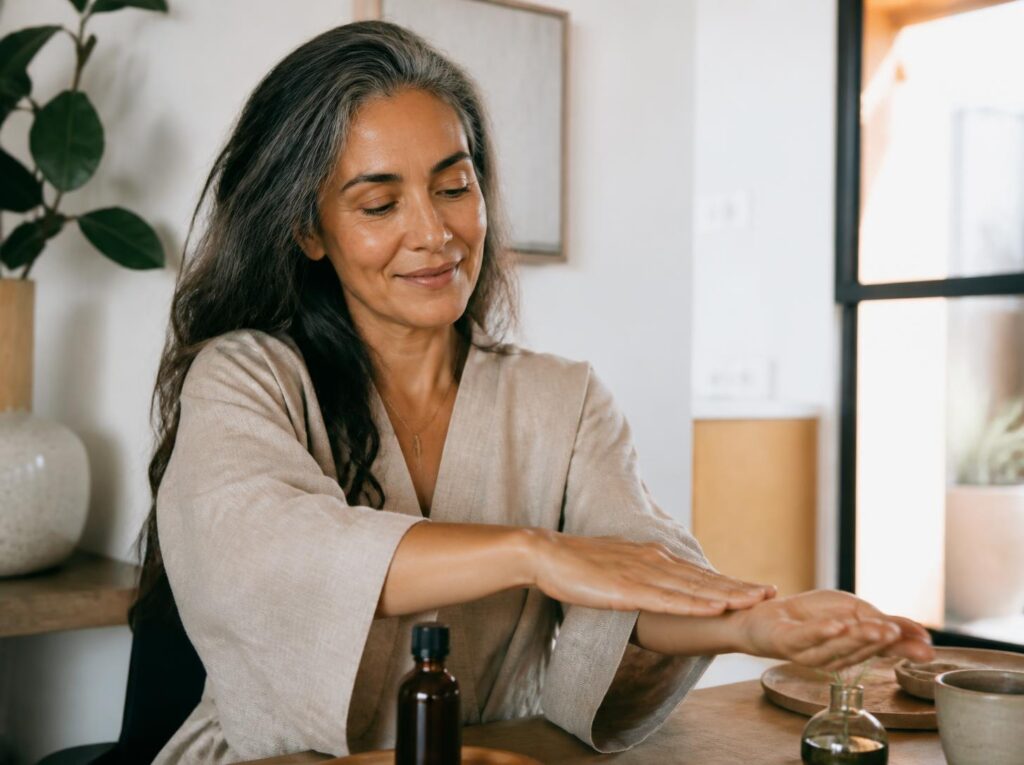 Óleo de lavanda: para que serve, como usar no dia a dia e a diluição certa para não irritar a pele madura
