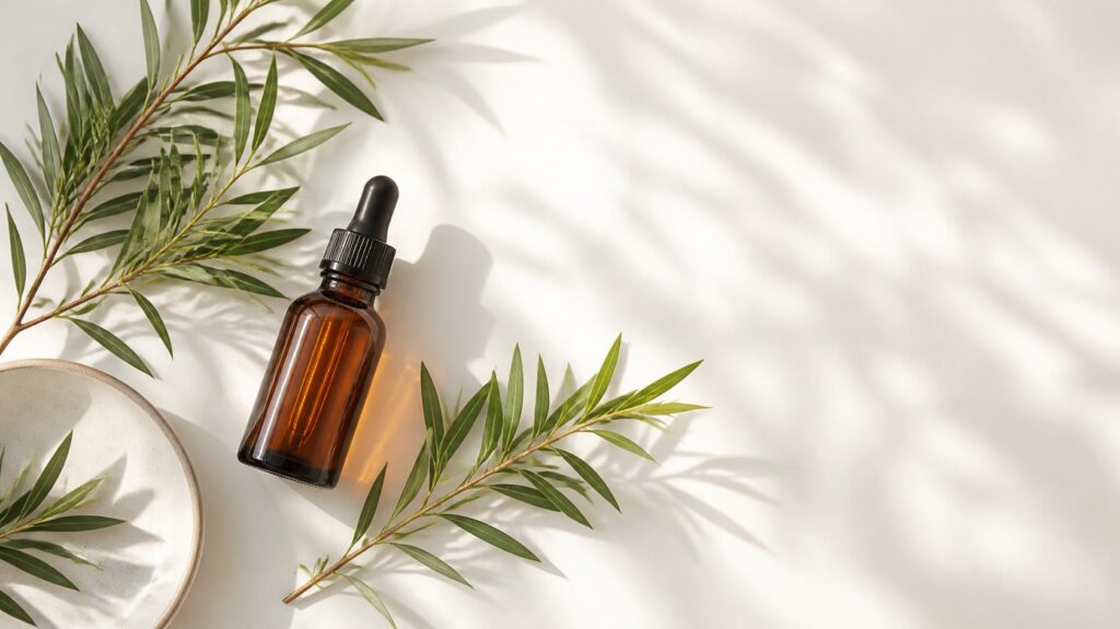 Óleo de melaleuca (tea tree) para que serve, como usar com segurança e por que ele nunca deve ser aplicado puro
