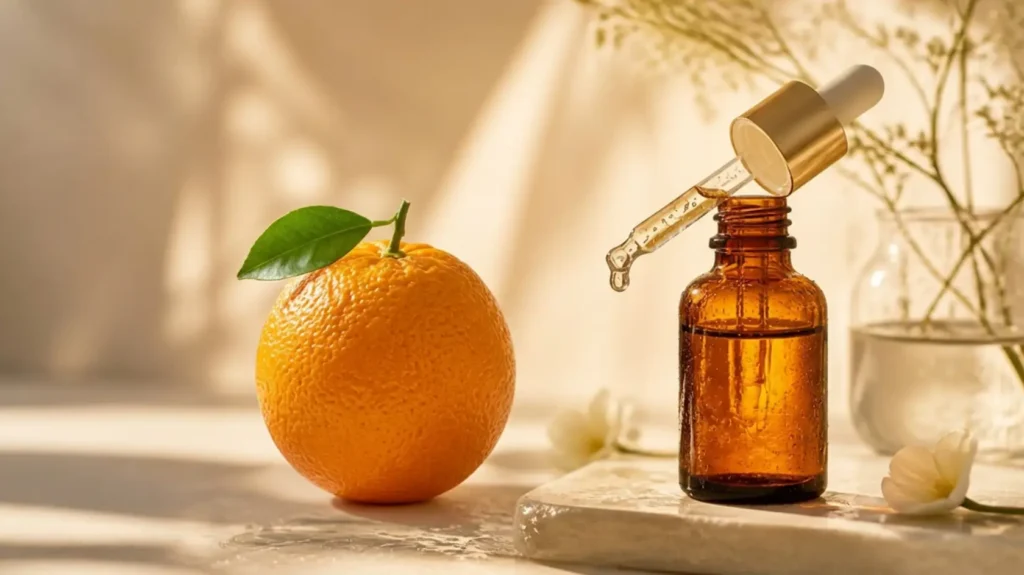 Vitamina C no rosto benefícios, como usar na rotina e por que ela é a parceira ideal do protetor solar após os 50