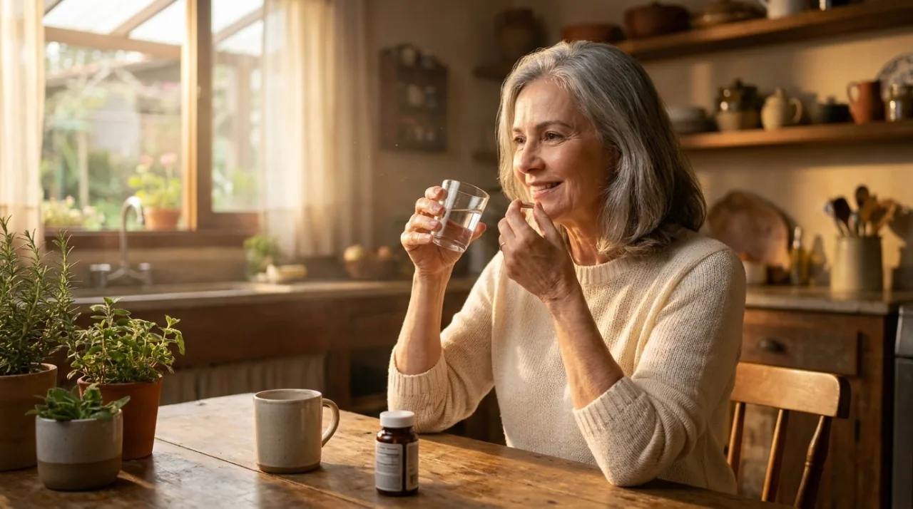 Close-up de capsulas de omega 3 douradas com sementes de linhaca e chia