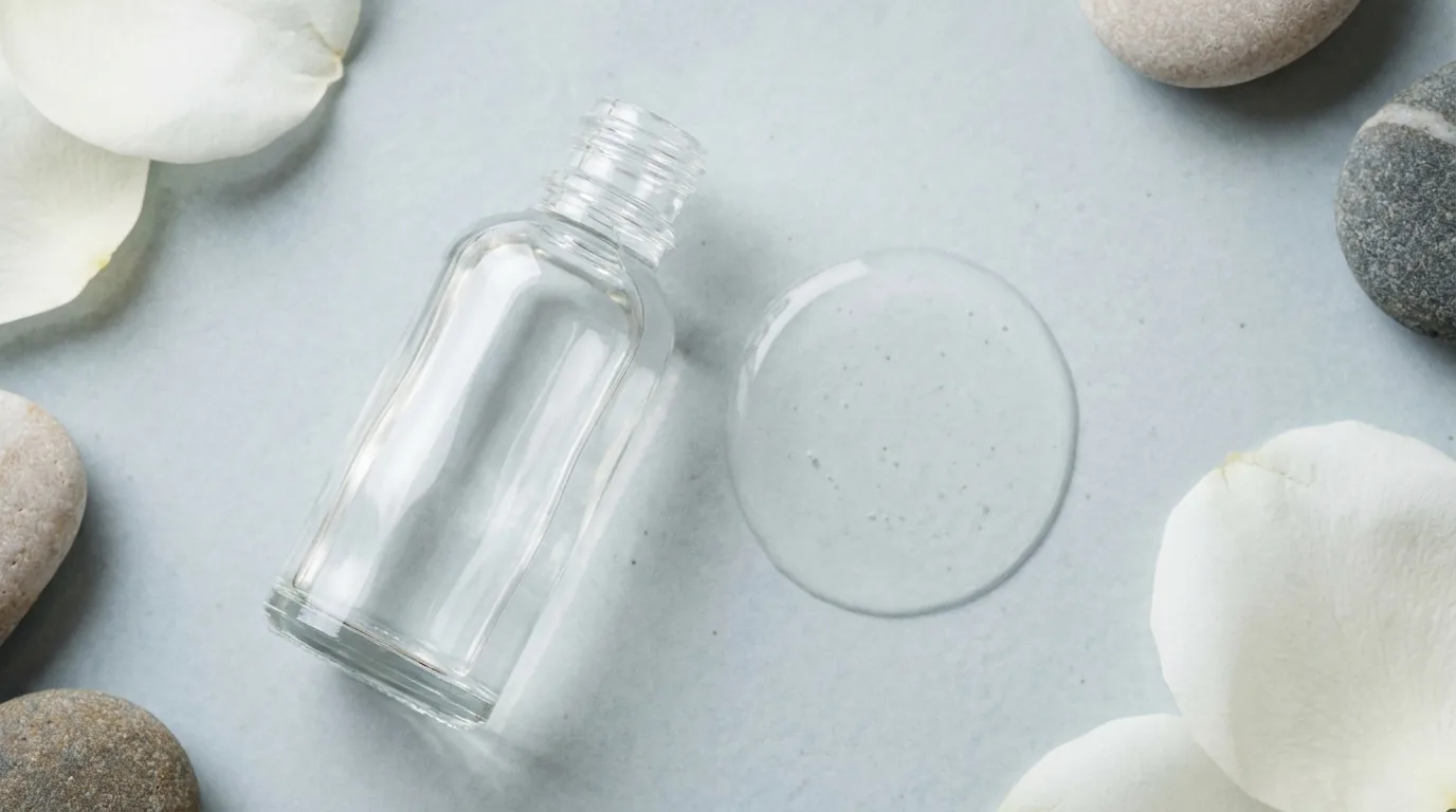 Frasco de serum sem rotulo para skinbooster