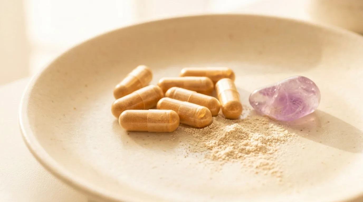 Capsulas de suplemento de silicio sem marca